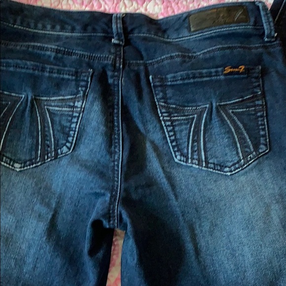 SEVEN brand leggings style blue jeans size 10 - Picture 5 of 6